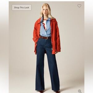 Like New J. Crew Women's high rise denim trousers